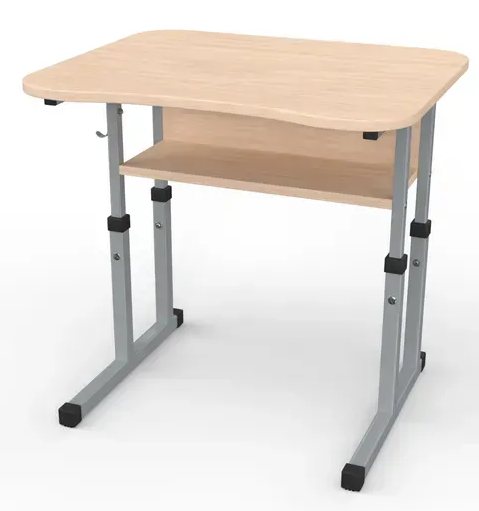 Стіл учнівський одномісний №4-6 без полиці/700х500 МФ Вересень